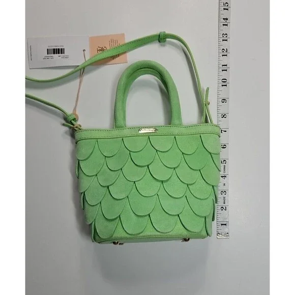 NWT Women's Soft Suede Leather Urmi‎ Bag by The Wolf Gang - Picture 12 of 14